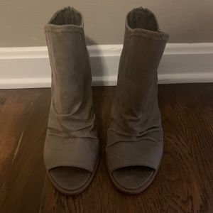 Taupe Report Booties